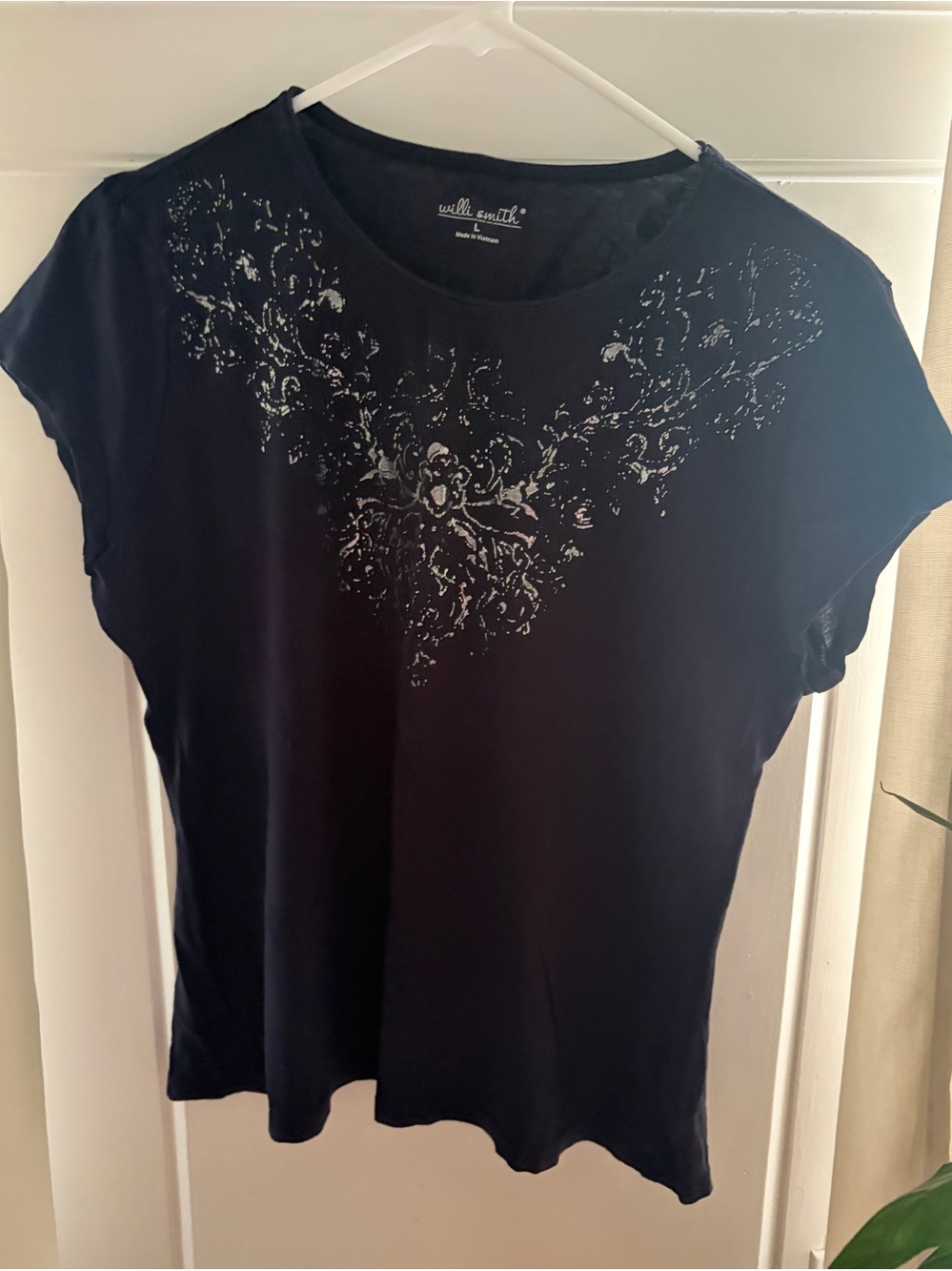 Willi Smith Black Shirt Size L